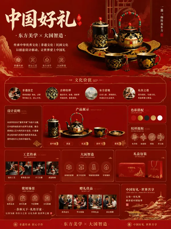 盛世华章：东方美学智造礼盒